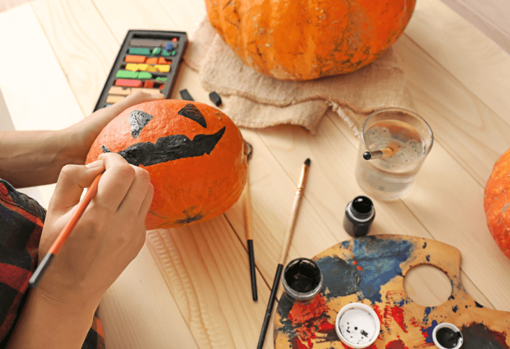 Como decorar una calabaza en halloween